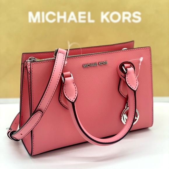 Michael Kors Small Sheila Center Zip 
Satchel Crossbody Bag - Picture 2 of 13